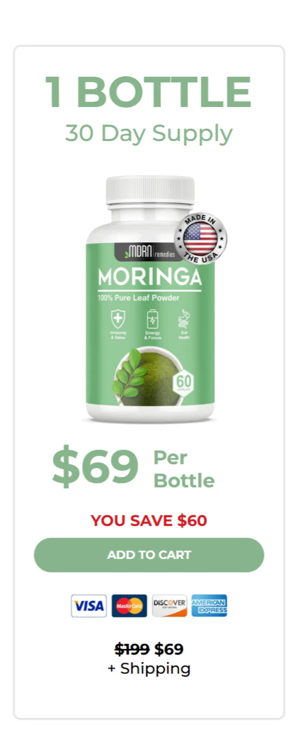Pure Moringa™ 1 bottle pricing